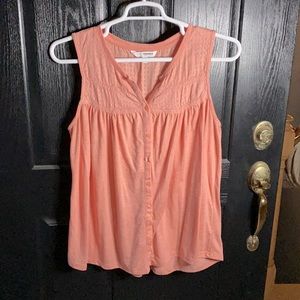 Sonoma Button Down Tank/Blouse